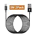 Price comparison product image SMALLELectric Long Charger Cable (2 Pack 3M) Extra Long Fast Charging 10FT Wire for Apple iPhone XR/X/8/8 Plus/7/7 Plus/6/6s/Plus/SE/5c/5s/5 iPad Air 2/Mini/Max Cord 3Meter