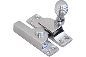 HOUSE OF BRASS Sash Window Fastener - BRASS OR CHROME | Beehive (Polished Chrome)