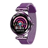 Chenang Frau Smartwatch,Intelligente Uhr, Fitnessarmband mit Frau Funktion, Fitness Tracker Uhr Schrittzähler Pulsuhren Health & Fitness Blutdruckmesser zur Herzfrequenz-und Fitnessaufzeichnung