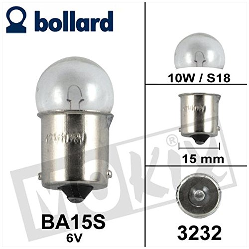 Preisvergleich Produktbild Birne / Lampe BA15S 6V 10W S18