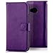 Produktbild Saxonia Tasche HTC One Mini 2 Hülle Flip Case Schutzhülle Handytasche mit Kartenfach Violett