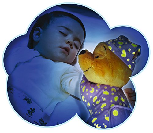 Simba 6315871568 – Disney Winnie The Puuh Gute Nacht Bär mit Leuchtsymbolen - 3