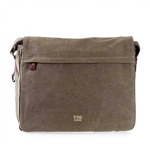 Troop London Unisex Leinen Laptop Messenger Tasche (TRP0240)