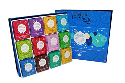 English Tea Shop Collection De Thés Biologiques à Déguster avec vos Chers Pendant la Période de Célébration Collection de Thé Cueillie à la Main par le Sri Lanka - 1 x 96 Sachets ( 144 Gram)