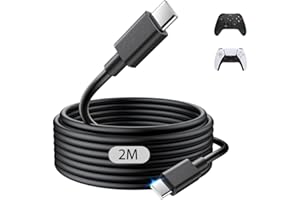 SIOCEN PS5 Controller Ladekabel für Xbox Serie X S, 60 W schnelles USB C auf USB C Kabel für Sony Playstation 5-Controller, Typ C USBC Ladekabel für Nintendo Switch 2 Konsole, 2 m