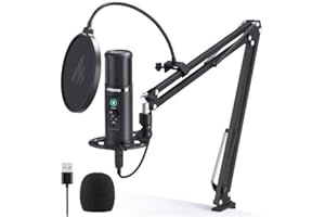 Maono Mikrofon Kondensatorowy, Czarny, 80 dB