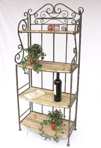 DanDiBo Regal „Malega“ 12060 aus Metall und Holz 150 cm Bücherregal Badregal Küchenregal - 8