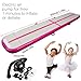 Produktbild Airtrack, Essort Gymnastik Tumbling Matte Air Floor Trainingsmatten Aufblasbare Sport Matratzen Air Tumbling Track Matte für Gymnastik Fitness Sport mit Elektrische Pumpe300x50x10cm (Pink-1)