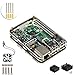 Price comparison product image Project Kit 5 Layers Case Fan for Raspberry Pi 3 Mode b (black)