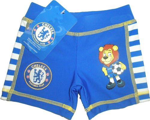 Chelsea Football Club Baby Boy's 'Stamford' Swimming Shorts Blue/White size 3 to 6 months