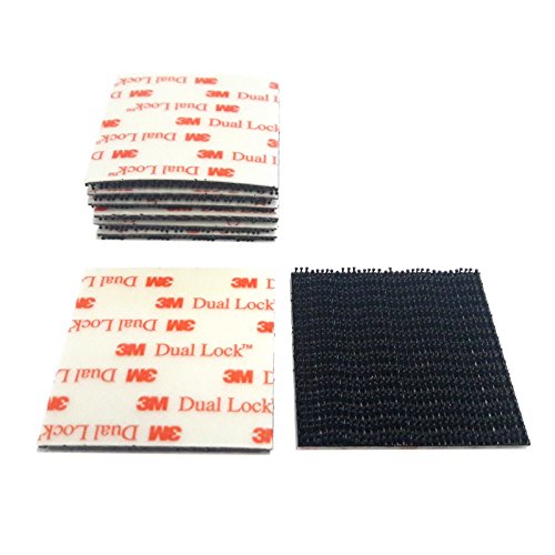 DonDo 3M Dual Lock SJ 3550 Klettband Klebepad 50mm x 50mm - 8 Stück