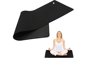 ZHONGSHUANG Grounding Mat Earthing Mat Grounding Bed Sheet Grounding Mat For Improving Sleep,Ground Universal Pad,Health Grounding Mat, Mproves Sleep And Balance 30x100cm Grounding Mat（Black）