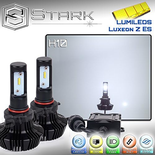 New Z-ES LED Chip 8000LM Headlight Conversion Kit - Cool White 6000K 6K - H10 / 9140 / 9145