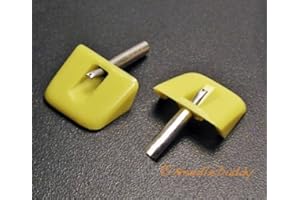 TACPARTS JUKEBOX NEEDLE PAIR FOR Seeburg SHOWCASE-YELLOW 728-D7/PR