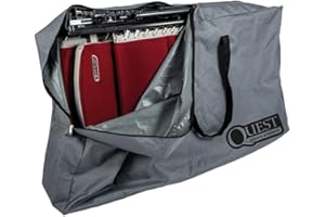 PLUMBEZ Quest Möbel Tragetasche - Heavy Duty 120 × 70 × 22 cm Stuhl Tragetasche & Aufbewahrungstasche für Campingmöbel - Duschfest, Doppelreißverschluss, universelle Passform