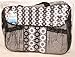Baby Nappy Changing Bag Waterproof Multi Pockets Changing Mat Shoulder Strap (Blue)