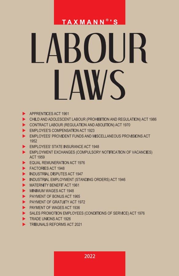 Buy Taxmann s Labour Laws Most Authentic Comprehensive Book Covering 
