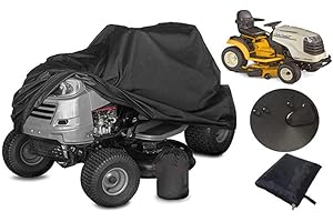 Garden Riding Lawn Mower Cover UCARE Outdoor Cycling Scooter Cover Waterproof and UV Resistant Tractor Protection Storage Bag Suitable for Scooter Black (XXL 94*19*55in)