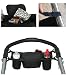 Dealglad® Universal Baby Stroller Buggy Pram Pushchair Cup Bottle Holder Organizer Hanging Storage Bag Pouch Black
