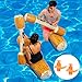 Produktbild Hamkaw Schweben Pool-Spielzeug mit Ohrstöpseln, Aufblasbar Schwimmend Wasserspielzeug Für Jungen Mädchen Erwachsene, Poolparty Wassersportspiele Log Rafts
