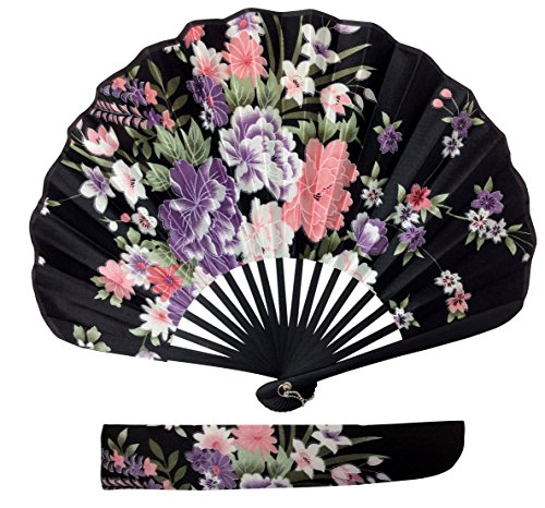 Rangebow Ascot Handfächer aus Seide AS18