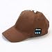 Produktbild Bluetooth Headset Hat Outdoor-Sport-Baseball-Cap-Kopfhörer Call Music Hat Sonnenhut-Kappen-Unterstützung Alle Bluetooth-Fähigen Handys Empfangen Signale Innerhalb Von 10 M Reichweite (Schwarz),Brown