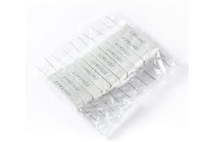 BE-TOOL Drahtgewickelte Widerstände, 10 Stück, Keramik-Zement, 10 W, horizontal, 330 Ohm, frei von Post White, BE-TOOL Drahtgewickelte Widerstände, 10 Stück, 10 W, horizontal, Weiß