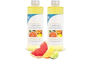 M MAMA MANUELA Pack Ahorro 2X Fragancias para Lámpara catalítica 200ml: Aroma Winter Citrus. Disfruta de tu Aroma Favorito Durante más Tiempo.
