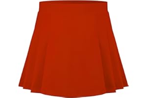 SPFASZEIV Ragazze Gonna Tennis con Tasche e Pantaloncini Incorporati Bambine Pieghettata Gonna da Golf Sportiva Uniforme Scolastica 4-15 Anni