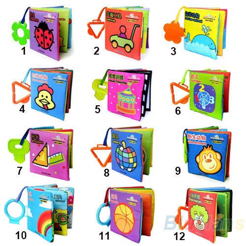 Vale® Intelligence Development Cloth Cognize Book Educational Toy for Kid Baby