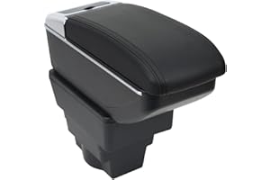 OYHCM Armlehnen für Opel Astra J Mittelarmlehne Armauflage Zweilagige Armlehne Staufach Schwarz