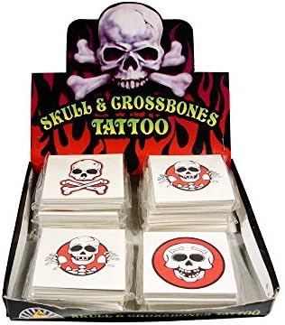 Skull and Crossbones Party Tattoos (48)