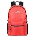 Produktbild Super Modern Unisex Nylon Sport Rucksack Schule Tasche faltbar Rucksack Wasserdicht Wandern Rucksack Cool Leichte Laptop-Tasche iPad Rucksack Medium rot
