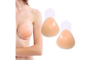 Stock Líder-Sujetador Adhesivo Silicona, Copa Invisible Push Up sin Tirantes Nudebra Uso en Vestido de Boda, Vestido de Noche, Festivales para Mujer Sostén Cómodo Reutilizable