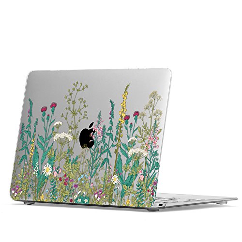 GMYLE Garten Blumenmuster Weich ber hren Kristall Hartplastik H lle f r das Apple Macbook 12 Zoll mit Retina-Anzeige Modell- A1534 von 2015 GMYLE Garten Blumenmuster Weich ber hren Kristall Hartplastik H lle f r das Apple Macbook 12 Zoll mit Retina-Anzeige Modell- A1534 von 2015