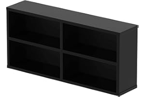 Glorious CD Box 180 - può contenere fino a 180 compact disc, combinabili con altre scatole per CD o Record Box, con divisore (90 CD per scomparto), (nero)