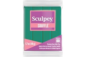 POLYFORM Sculpey Pâte SU 6323 48gr Soufflé Jade 157572 6 x 5 cm