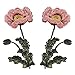 Produktbild 1 Paar Stickerei Spiegel Paar Blume Stoff Patches Sew auf Aufnäher Motiv Buttons Kleidung Repair verziert Patches Nähen