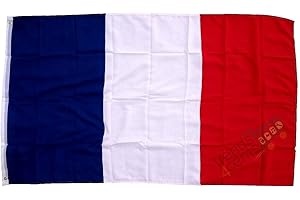 FLAGGENFRITZE Bandiera della Francia, misura XXL, 150 x 250 cm