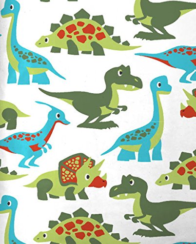 Aminata Kids – süße Bettwäsche Dinosaurier 100×135 Jungen-Kleinkinder-Bettwäsche Dino hochwertige Baumwolle – KINDERBETTGRÖSSE - 2