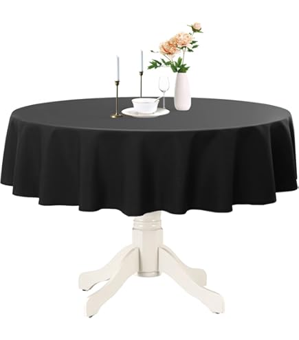 Rond of ovaal gecoat tafelkleed Reflets Bleus - Fleur de Soleil