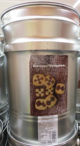 Preisvergleich Produktbild Rünz Schwarz-Weiß-Gebäck - Feines Mürbgebäck Metalldose (3000g)