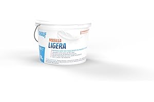 KNAUF - Masilla Ligera 750 ml - Color Blanco - Repara Grietas y Agujeros en Paredes y Techos - Alta Ligereza y Secado Rápido - Masilla con Máxima Capacidad de Relleno - Lista para Usar