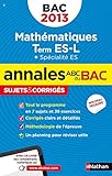 ANNALES BAC 2013 MATHS ES SPE