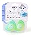 Chicco Physio Air Night Soother (0-6 Months) (Pack Of 2)Green/Orange RS.379.00