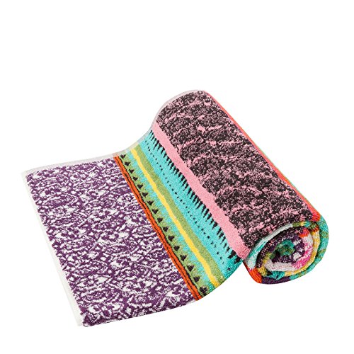 Desigual 61WL0A6 Badetuch Botanical Dream, Jacquard, Baumwolle, Lila, 150 x 95 cm Einheitsgröße - 2