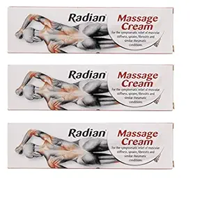 Radian Massage Cream for Instant Relief - 100g (Pack of 3)