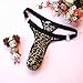 Produktbild Nachtclub Bühnenshow Pole Dance Cosplay Sexy Unterwäsche Männer Lure Leopard T-Shaped Underwear Sexy Hosen Männer Briefs,Leoparddruck,Einheitsgröße