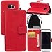 Produktbild S7 Case, Galaxy S7 Case, DRUnKQUEEn Wallet Case with Cellphone Holder - PU Leather Cover Purse Slim Fit Card Slot for Samsung Galaxy S7 G930