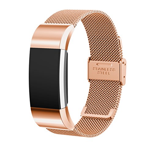 Fitbit Charge 2 Ersatz Armbänd, BeneStellar Ersatz Milanese Band für Fitbit Charge 2 - 4